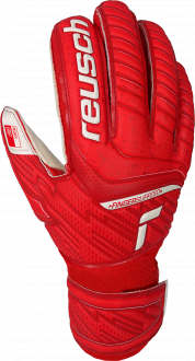Reusch Attrakt Grip Finger Support Junior 5172810 3002 white red front